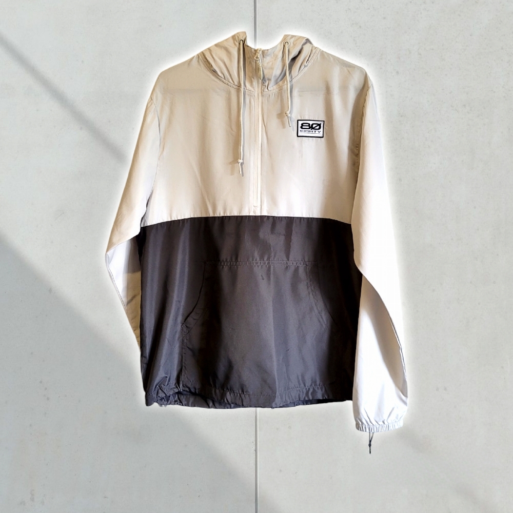 🎉✨SOLD✨🎊 - 80Eighty Mens Two-Tone Lightweight Windbreaker Jacket Size Medium